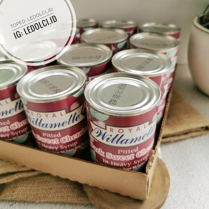 

TERMURAH! ROYAL DARK SWEET CHERRY CERI HITAM WILLAMETTE 425 GR