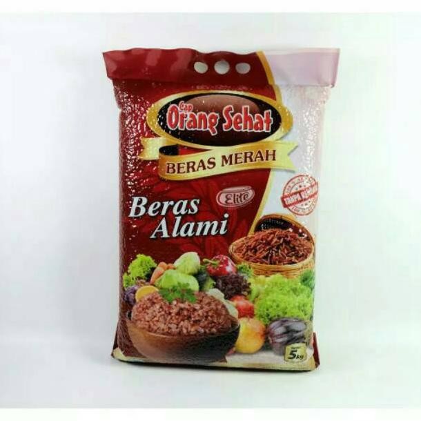 Beras Merah Cap Orang Sehat 5Kg
