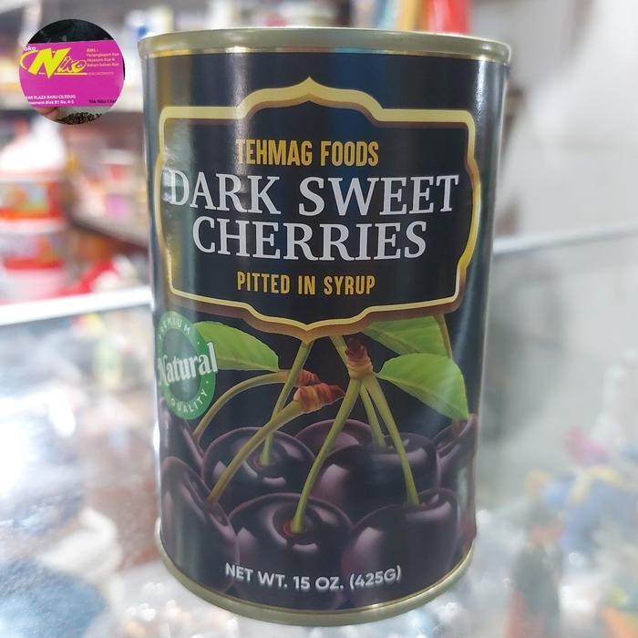 

TERBARU! Dark cherry Tehmag / dark sweet cherries 425gr khusus grab dan gojek