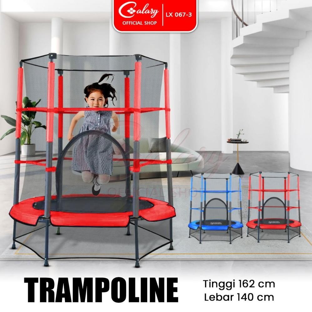 Trampolin 55" Speeds Mainan Trampoline 067-3