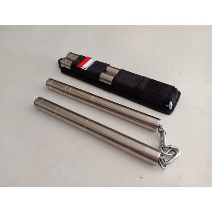 double stick stainless dobel stik + sarung