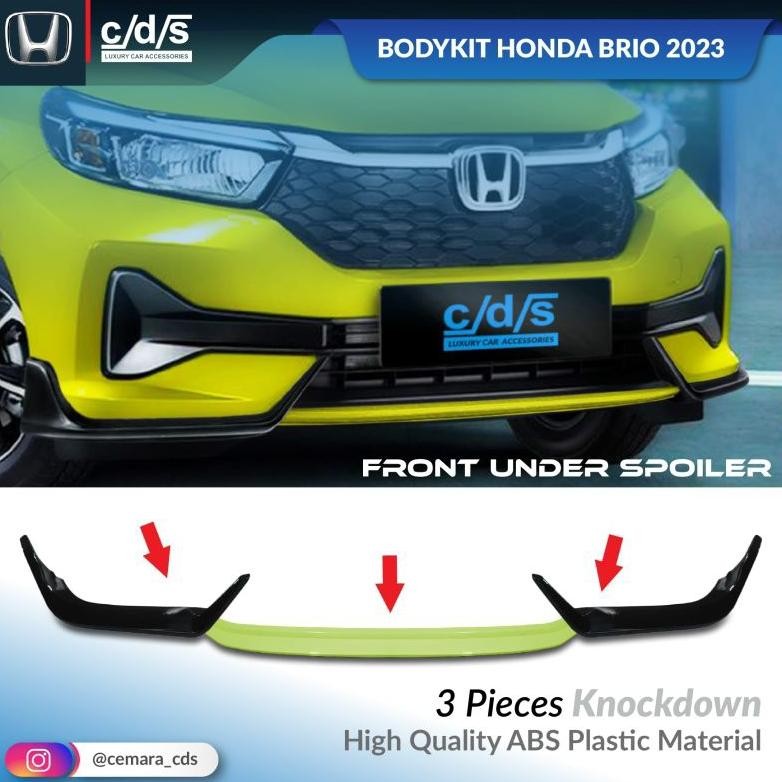 body kit depan brio / bodykit depan brio / front lips all new brio 2023 .2024.2025, ORIGINAL PLASTIK