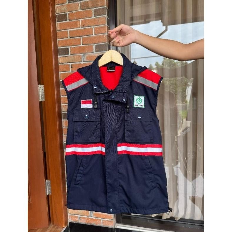 Rompi Wearpack Safety/Rompi Baju kerja K3/Baju Rompi Proyek/Wearpack safety