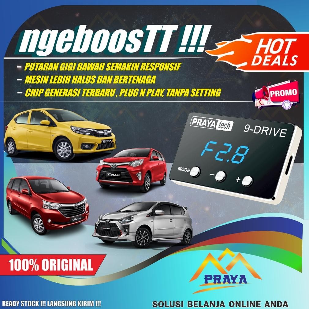 9 drive Piggyback Remap Ecu  Brio AVANZA CALYA AYLA SIGRA AGYA CRZ BRV MOBILIO XENIA RUSH TERIOS ALP