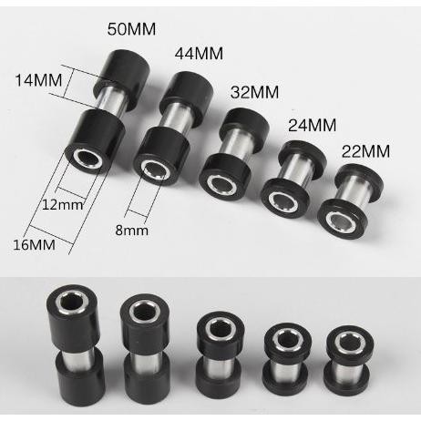 Premium Bushing Rear Shock Mount 22 24 26 32 42 44 50 54 Mm Rearshock Mtb Mountain Dnm Rockshox Spac