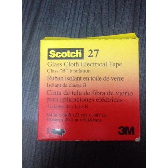 3M Scotch 27 Glass Cloth Electrical Tape