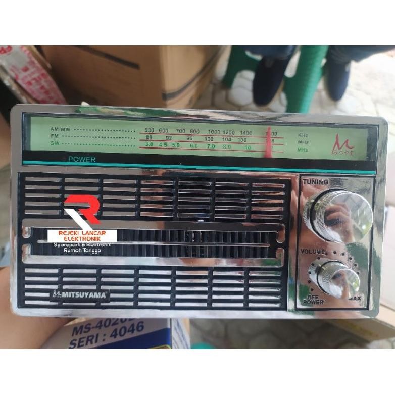 Radio Jadul model National lama Fm Am Sw