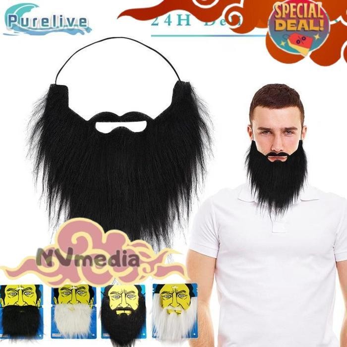 Cod Kumis Jenggot Brewok Palsu Jenggot Kumis Palsu Pesta Penyamaran Helloween