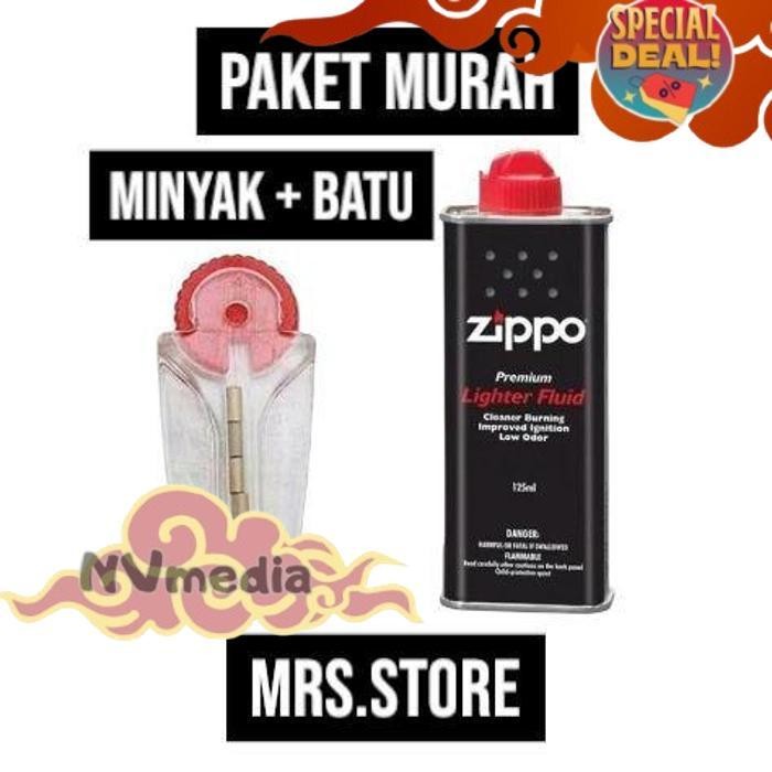 Offer Discount Paket Hemat Minyak Zippo Original Usa 100% Isi Ulang Korek Zippo 125Ml