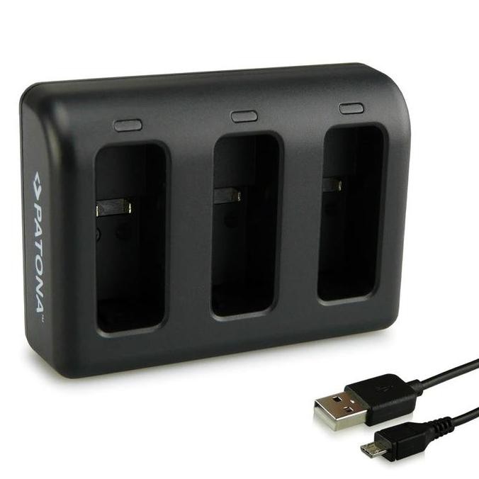 NEW - PATONA Charger Battery for GoPro HERO 8 HERO 7 HERO 6 HERO HERO8 HERO7 HERO6 HERO Black Batera