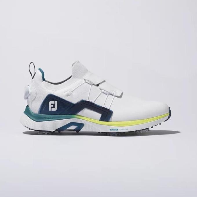 BEBAS ONGKIR - Sepatu Golf Footjoy Hyperflex BOA White Blue Original