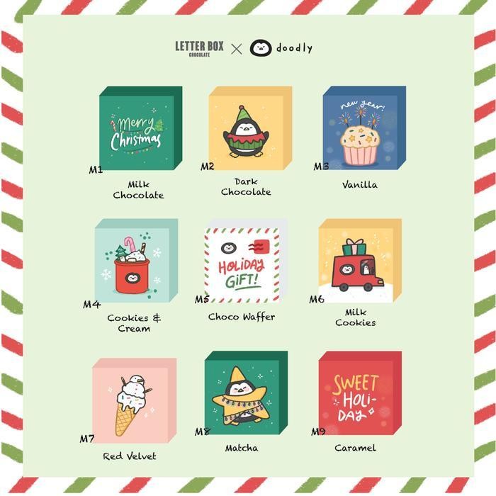 

ES Hampers Natal - Letter Box Chocolate Christmas Gift PO (pilih tgl)