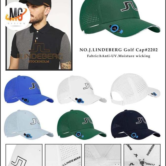TERBARU - Topi Golf J.Lindeberg Performance