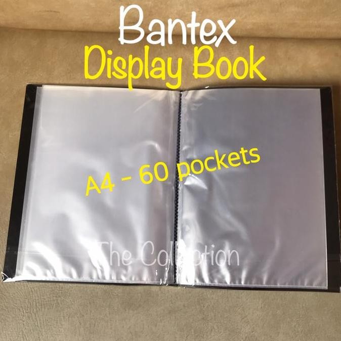 

PROMO DISKON - ATK068BX 60 pocket A4 Display Book 47xx Bantex Clear Holder