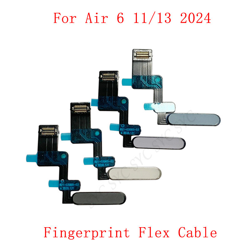 

Tombol Sensor Sidik Jari Pita Kabel Fleksibel Untuk iPad Air 6 11/13 2024 M2 A2903 A2899 Suku Cadang