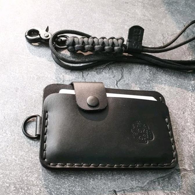 

TERLARIS - BDS METRO Leather Wallet Lanyard ID card Holder , double function