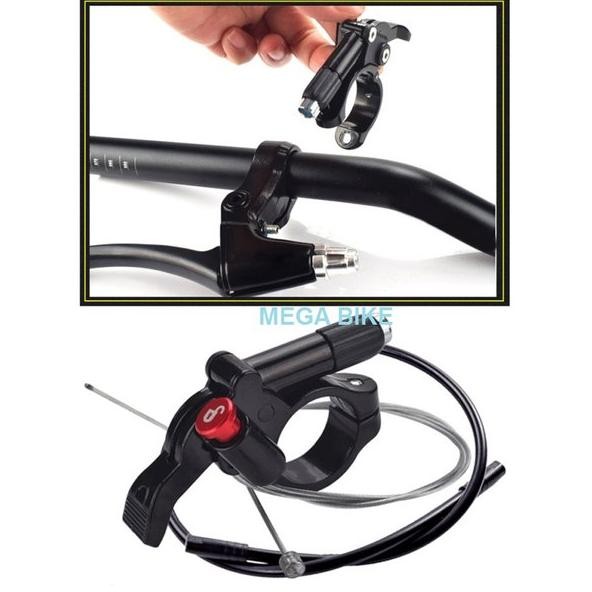 Premium Remote Fork Adjuster Control Lock Out Lever Garpu Suntour Rockshox Rst Tuas Kunci High Quali