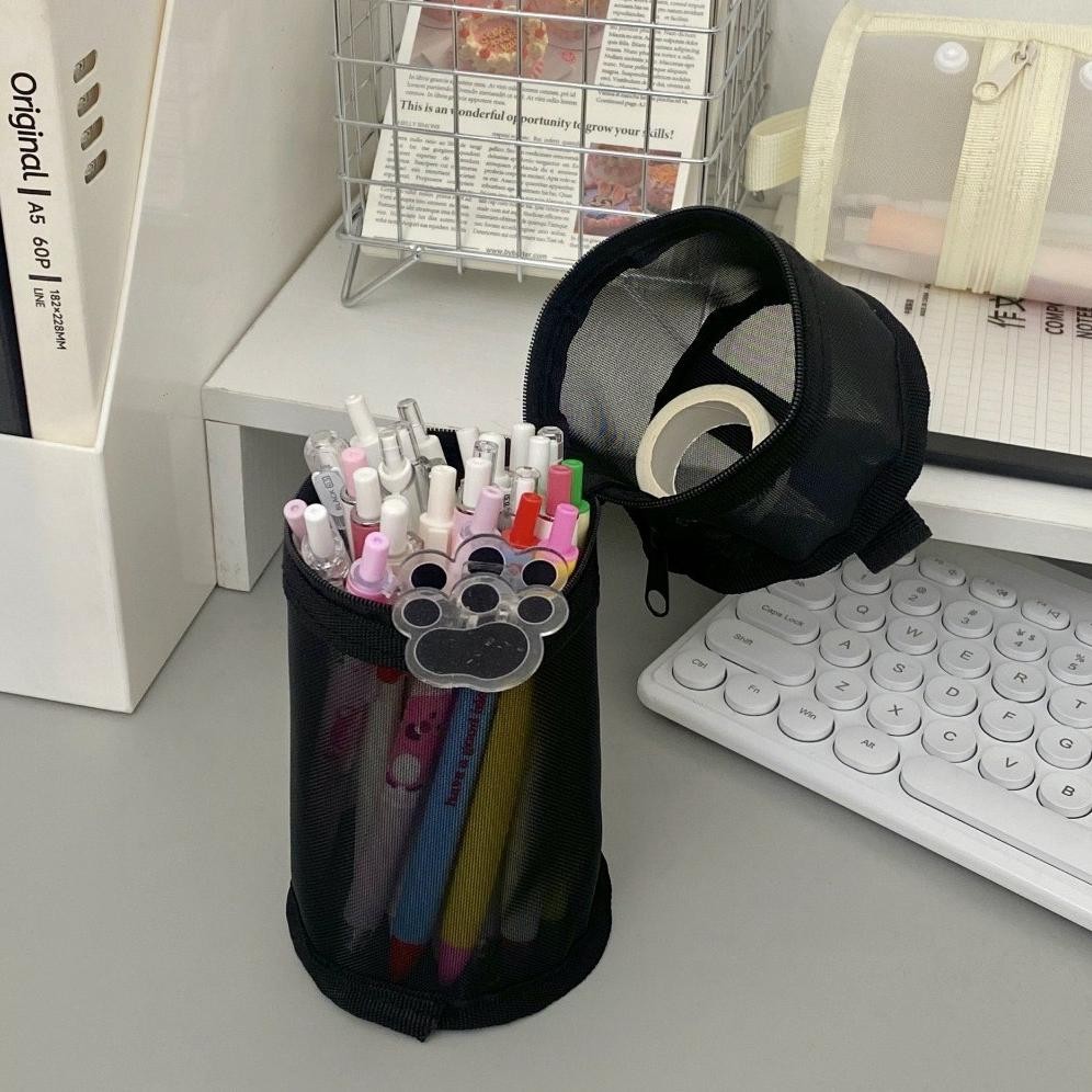 

Big Sale [Cod] Kotak Pensil Sederhana Tempat Pena Ins Kapasitas Besar Tas Penyimpanan Makeup Tas Alat Tulis Kantor Sekolah