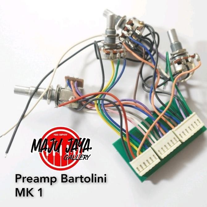 preamp equalizer bass elektrik pasif aktif bartolini original