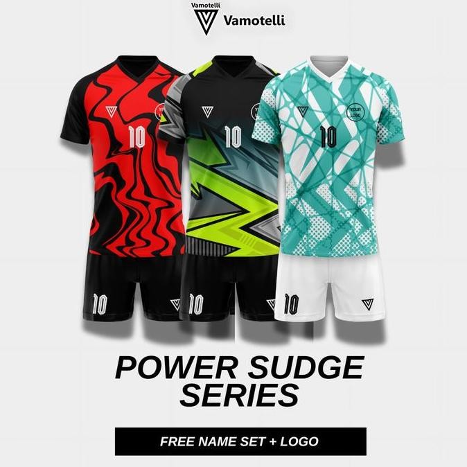 Baju Bola Stelan Futsal Bola Jersey - Vamotelli (Design SUBLIM #108)