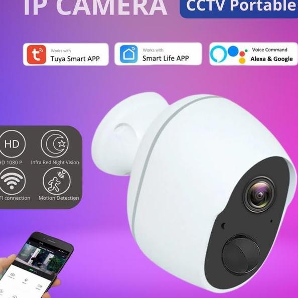 Kerui Ip Kamera Cctv Tuya Wifi Portable Camera
