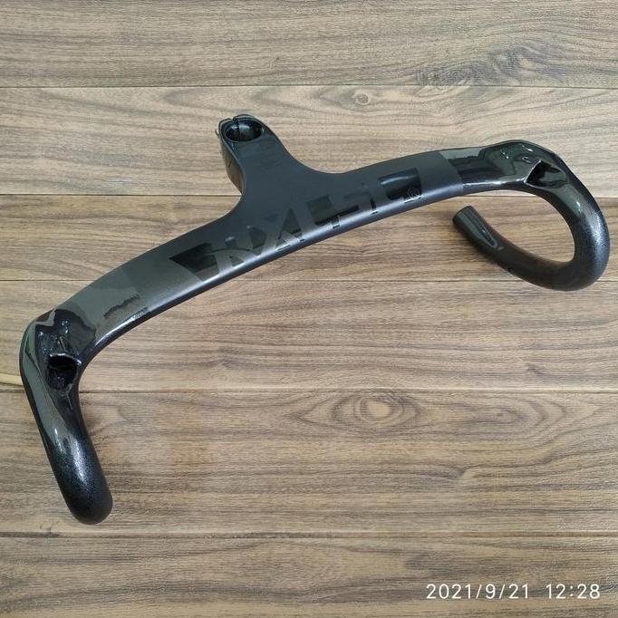 Promo RXL SL Carbon Dropbar Roadbike Handlebar Integrated Stem Black - 42 cm COD