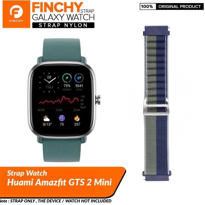 TERLARIS - Finchy Nylon Strap Amazfit GTS 2 Mini Smartwatch Replment Wristband
