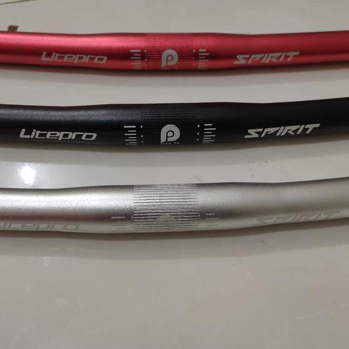 Promo stang handlebar flat lurus sepeda lipat litepro spirit COD