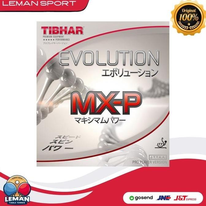 TERMURAH - Karet Bet Pingpong Tibhar Evolution MXP Max / Karet Tenis Meja