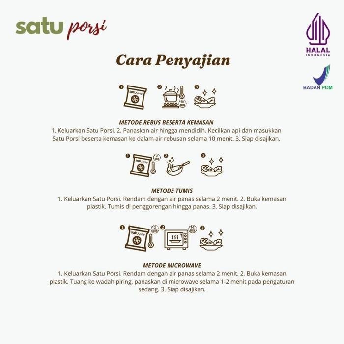 

ES Satu Porsi Buncis Orek Tempe | Frozen Food Ready Meal