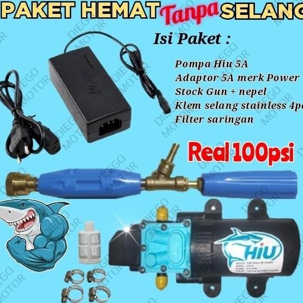 HARGA DISC - Paket tanpa selang hiu 5A doorsmeer mini DC 12V