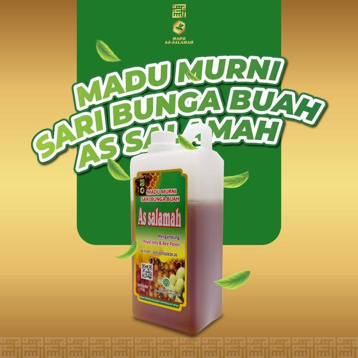 

SNS As Salamah - Madu Alami Sari Bunga Buah Nektar Randu 1000 Gram
