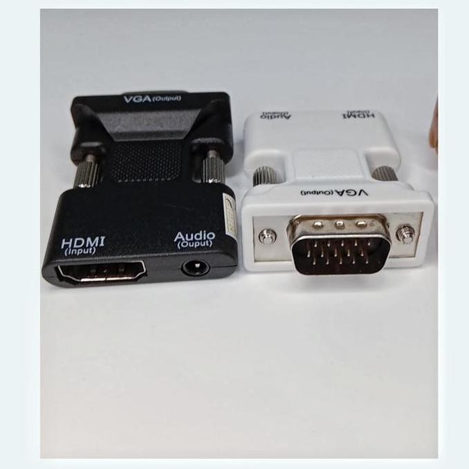 DE158 >> CONVERTER HDMI TO VGA DONGLE / ADAPTER HDMI TO VGA + AUDIO DONGLE