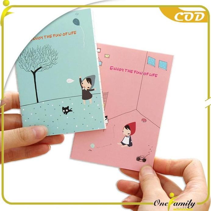 

[Cod] Ofm A25 Buku Tulis Memo Kecil Karton Bukku Catatan Lucu Anak Sekolah Stationery