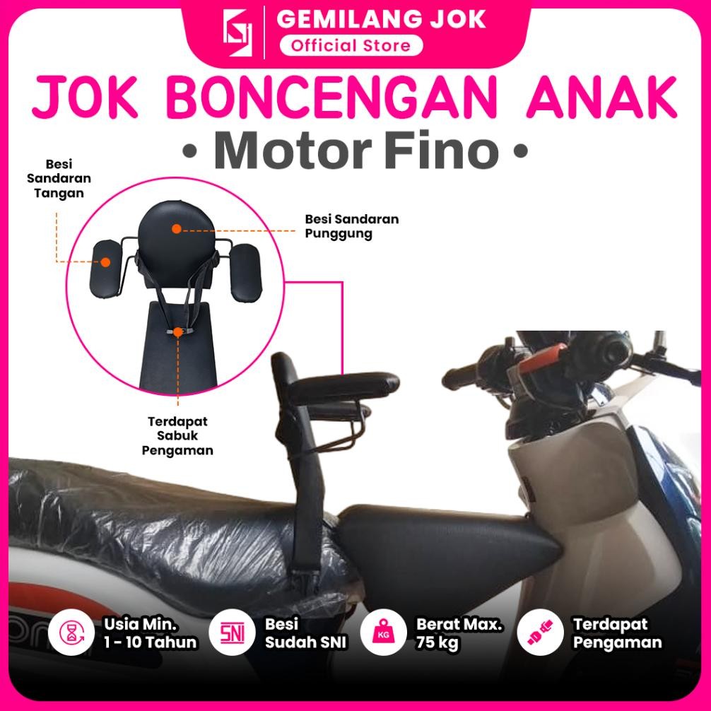 Jok Motor Anak Boncengan Depan Fino Dudukan Portable Matic