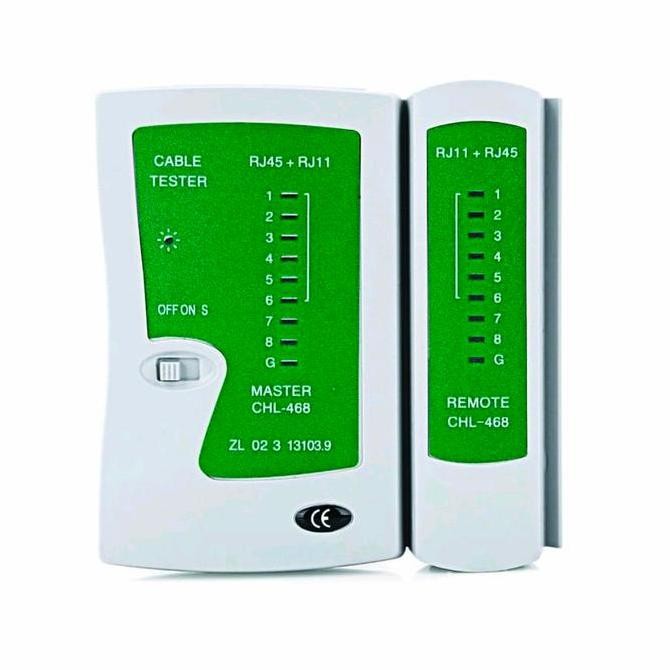 DB222 }} TESTER LAN RJ45/Cable Tester Centro/Lan Tester Rj45