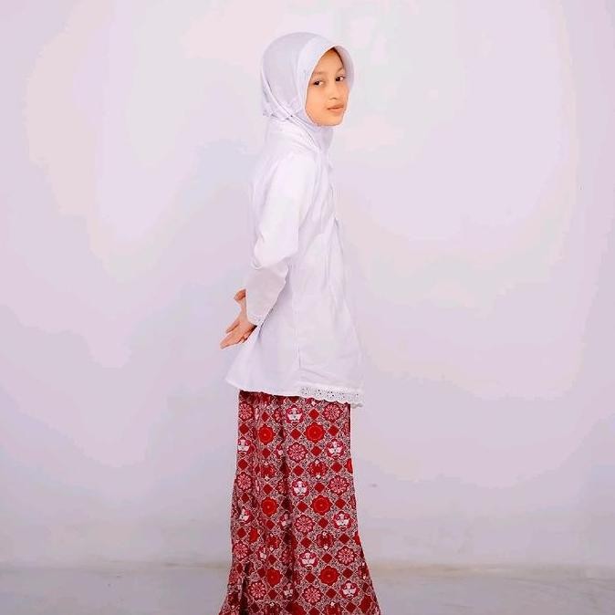DF170>> SETELAN KEBAYA ANAK TK&SD/ KEBAYA sekolah perempuan/ kebaya merah putih