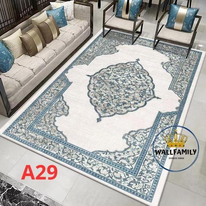 TERMURAH - Karpet Lantai Eropa Import Polyester New Motif