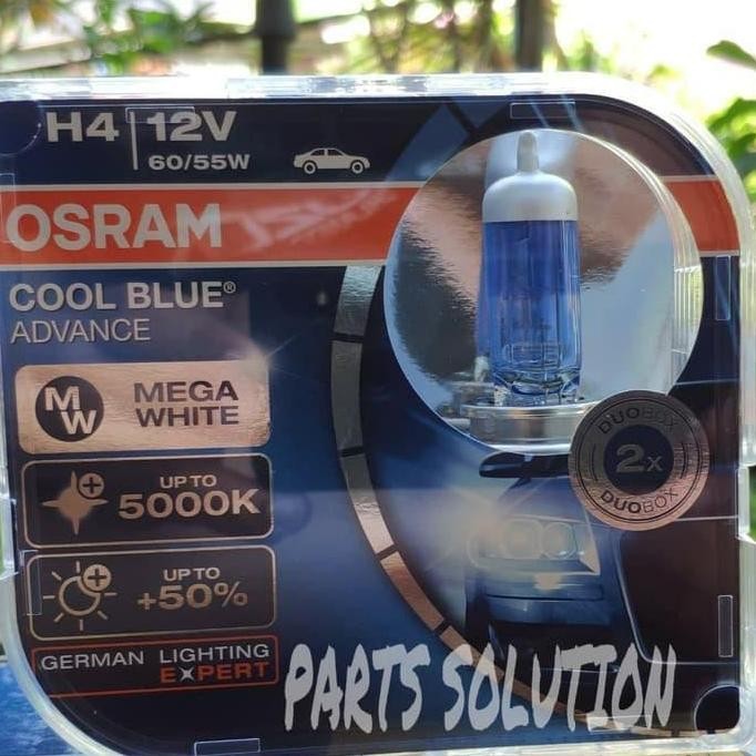 PROMO - Bohlam Lampu Putih Hyundai Atoz i0 i20 Grand Avega OSRAM H4 Cool Blue