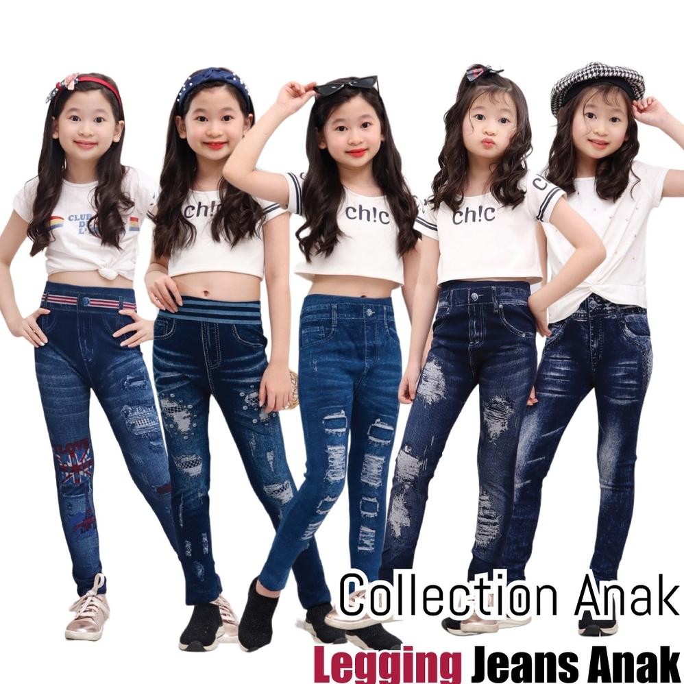 Best - Legging Jeans anak import / Legging anak / legging jeans import / KOLEkSI LEGGING JEANS ANAK 