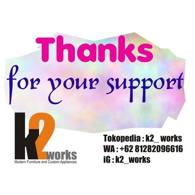 Rak Dispenser dan Microwave Custom K2