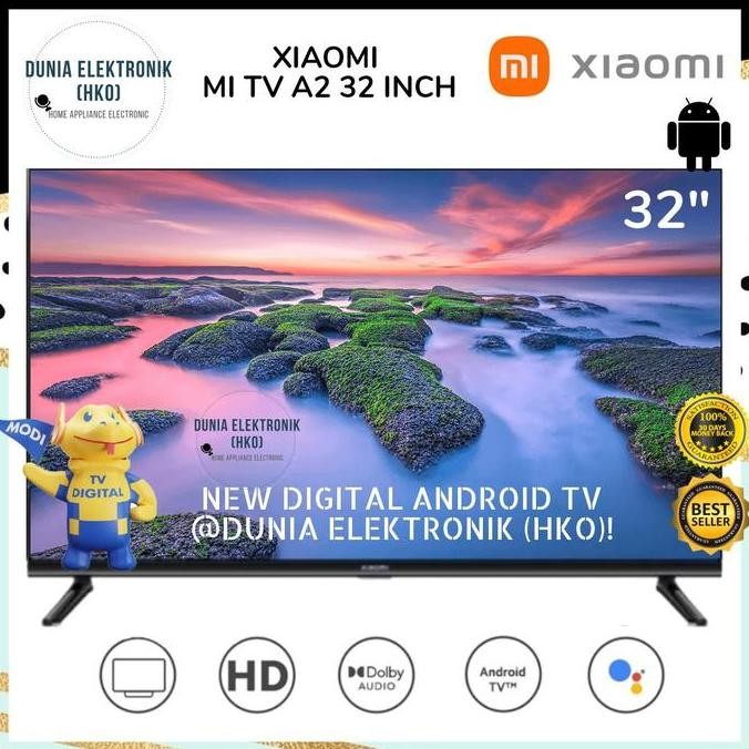 TERMURAH - XIAOMI TV A2 32" 32 INCH SMART ANDROID TV HD | XIAOMI NEW A2 32 INCH