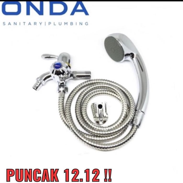 TERMURAH Shower Mandi RRT Komplit Kran Onda Abs Plastik Siap kirim