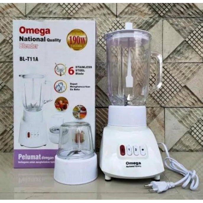 BLENDER NATIONAL OMEGA NT QUALITY  / BLENDER OMEGA  - MURAH Stainless Pisau KS
