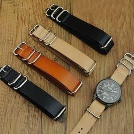 Tali Jam Tangan Kulit Asli Zulu Leather Strap 20mm Paling Murah laris