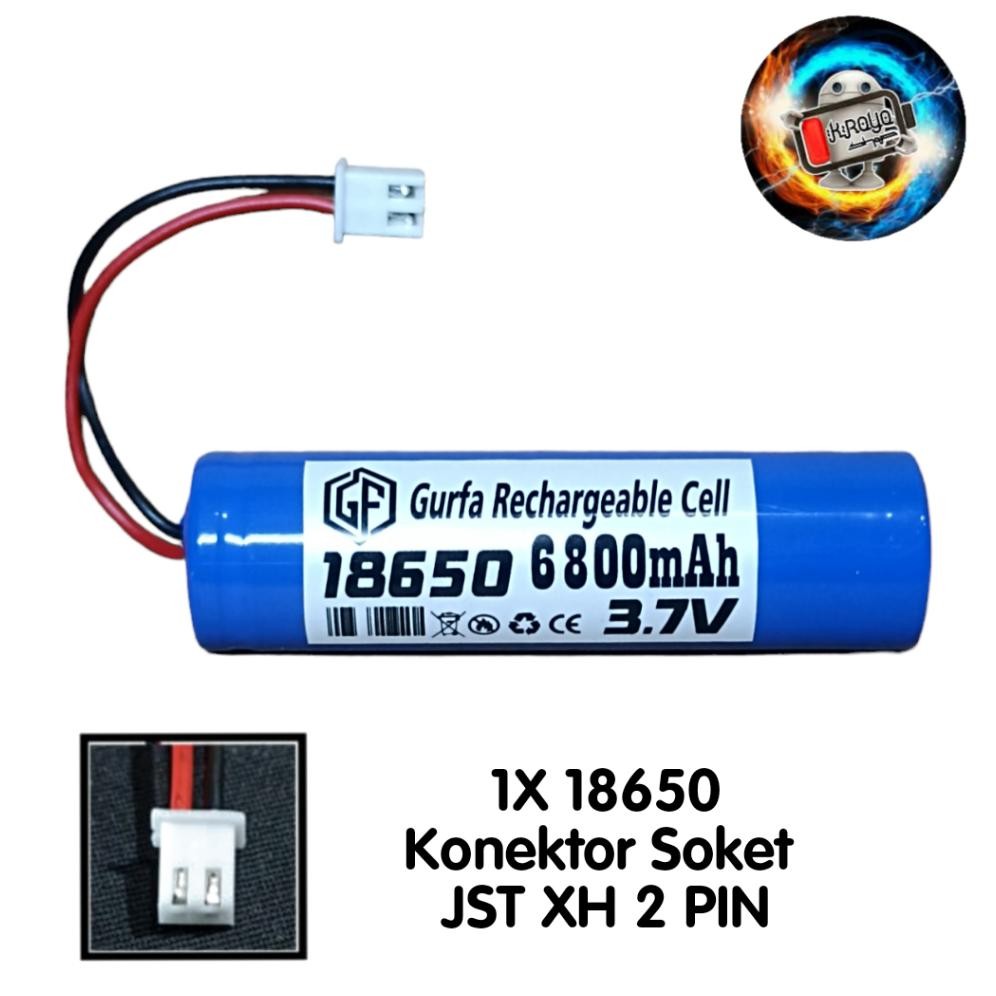 Fj-44 Baterai Speaker Bt Mic Bt Mobi Rc Type Lithium 18650 Soket Putih 3.7V - 6800Mah Termurah