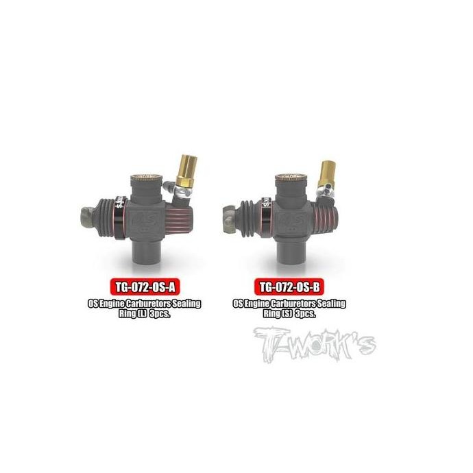 TG-072-OS OS Engine Carburetors Sealing Ring (S) 3pcs.