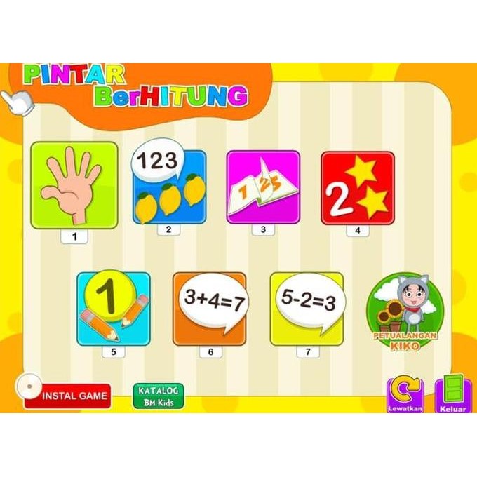 CD BELAJAR UNTUK ANAK BAMBOOMEDIA Pintar Berhitung