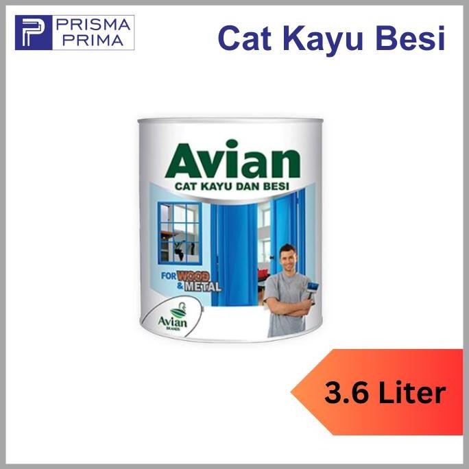 Cat Sintetis Minyak Kayu Besi AVIAN Galon 5 Kg / 3.6 Liter