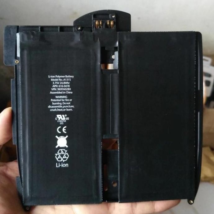 BEBAS ONGKIR - BATERAI IPAD 1 A1315 A1219 A1337 ORIGINAL BATRE BATTERY BATERAY BATERY